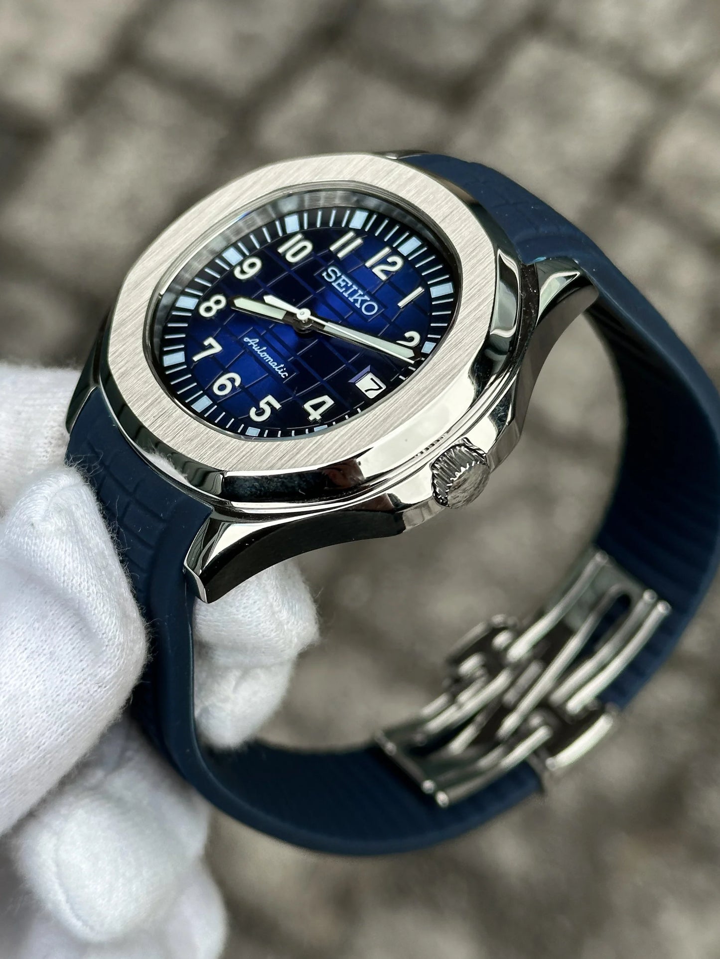 Seiko "Mod" Aquanaut Blue