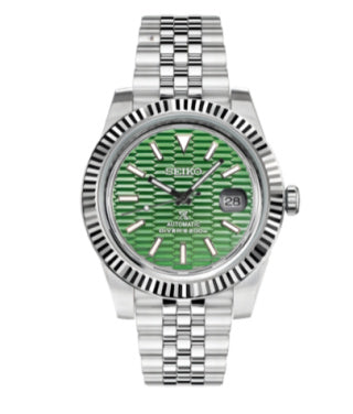 Seiko "Mod" datejust Green wave